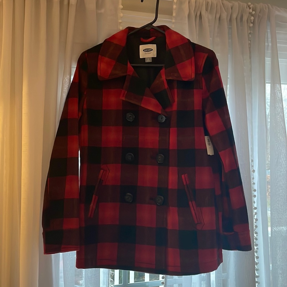 Never been worn plaid jacket! Super cute with tags still on